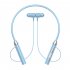 Wireless Headphones Neck Cable Magnetic Earbuds Clear Sound Calling Headphones For Jogging Workout Running Hiking blue