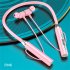 Wireless Headphones Neck Cable Magnetic Earbuds Clear Sound Calling Headphones For Jogging Workout Running Hiking blue