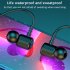Wireless Headphones Neck Cable Magnetic Earbuds Clear Sound Calling Headphones For Jogging Workout Running Hiking blue