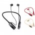 Wireless Headphones Neck Cable Noise Canceling Headphones HIFI Stereo Sound Headphones Memory Card Player Headphones For Jogging Workout Running Hiking yellow