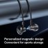 Wireless Headphones Neck Cable Noise Canceling Headphones HIFI Stereo Sound Headphones Memory Card Player Headphones For Jogging Workout Running Hiking yellow