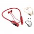 Wireless Headphones Neck Cable Noise Canceling Headphones HIFI Stereo Sound Headphones Memory Card Player Headphones For Jogging Workout Running Hiking yellow