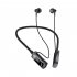 Wireless Headphones Neck Cable Noise Canceling Headphones HIFI Stereo Sound Headphones Memory Card Player Headphones For Jogging Workout Running Hiking yellow