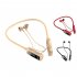 Wireless Headphones Neck Cable Noise Canceling Headphones HIFI Stereo Sound Headphones Memory Card Player Headphones For Jogging Workout Running Hiking yellow