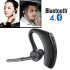 Wireless Headset  Bluetooth 4 0 Earphone Hands Free Stereo Headset with Mic Noise Cancelling for Business  Driving  Sports  Black
