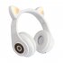 Wireless Headsets Lighting HiFi Stereo Over Ear Noise Canceling Headphones Gaming Headset For Cell Phones PC Tablet black