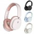 Wireless Headsets Noise Canceling Ear Buds Longer Playtime Foldable Earphones Support Dual Device Connection For Cell Phone Laptop black