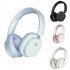 Wireless Headsets Noise Canceling Ear Buds Longer Playtime Foldable Earphones Support Dual Device Connection For Cell Phone Laptop black