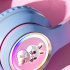 Wireless Headsets Over Ear Stereo Earphones Lighting Headphones For Smart Phones Computer Laptop Tablet blue