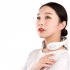 Wireless Heated Neck Massager  Neck Acupoints Lymphvity Massage Device  15 Levels 6 Massage Methods H88 White