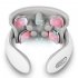 Wireless Heated Neck Massager  Neck Acupoints Lymphvity Massage Device  15 Levels 6 Massage Methods H88 White
