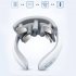 Wireless Heated Neck Massager  Neck Acupoints Lymphvity Massage Device  15 Levels 6 Massage Methods H88 White
