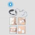 Wireless Heated Neck Massager With 3D Electrode Pads Intelligent Electric Pulse Simulate 6 Traditional Chinese Massage Methods For Grown ups Pain Relief JT 500 