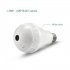 Wireless IP Camera Bulb Light 360 Degree 3D VR Mini Panoramic Home CCTV Security Bulb Camera IP 1 3 million pixels with 32G card