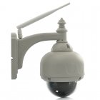 Wireless IP Speed Dome Camera with HD 720p recording  PTZ and 3X optical zoom for increasing the security on your property with this IP camera 