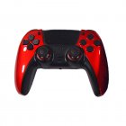 Wireless Joystick Gamepad Ergonomic Grip Controller Compatible For Ps4/ps3 Programmable steel red