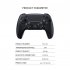 Wireless Joystick Gamepad Ergonomic Grip Controller Compatible For Ps4 ps3 Programmable steel blue