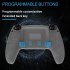 Wireless Joystick Gamepad Ergonomic Grip Controller Compatible For Ps4 ps3 Programmable green blood drop