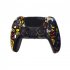 Wireless Joystick Gamepad Ergonomic Grip Controller Compatible For Ps4 ps3 Programmable yellow green letters