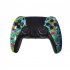 Wireless Joystick Gamepad Ergonomic Grip Controller Compatible For Ps4 ps3 Programmable yellow green letters