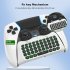 Wireless Keyboard Controller Mini Chat Pad Message Game Keyboard Keypad Built In Speaker Black