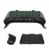 Wireless Keyboard Controller Mini Chat Pad Message Game Keyboard Keypad Built In Speaker Black