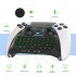 Wireless Keyboard Controller Mini Chat Pad Message Game Keyboard Keypad Built In Speaker Black