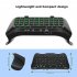 Wireless Keyboard Controller Mini Chat Pad Message Game Keyboard Keypad Built In Speaker Black