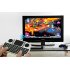 Wireless Keyboard  Game Controller and Touch Pad connects via USB dongle to interact with your computer or android TV box