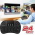 Wireless Keyboard Mini 2 4G Wireless Mini Keyboard with Touchpad for PC Android Smart TV BOX KY black