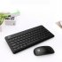 Wireless  Keyboard  Mouse  Set Mini Silent Office Portable Peripheral For Notebook Laptop White