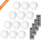 Wireless LED Puck Light Set <span style='color:#F7840C'>with</span> Dimmer Timer