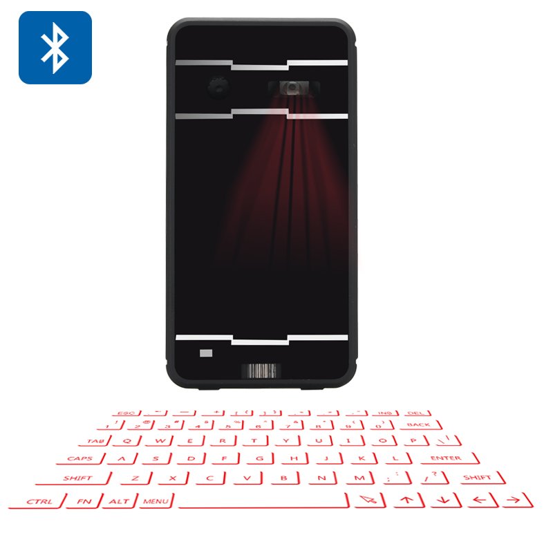 Wireless Laser Projection Keyboard With Mouse