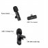 Wireless Lavalier Microphone Professional Lapel Noise Reduction Wireless Lavalier Microphones For Video Recording Interview One to one type C interface