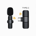 Wireless Lavalier Microphone Professional Lapel Noise Reduction Wireless Lavalier Microphones For Video Recording Interview One-to-one type-C interface