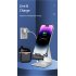 Wireless Lavalier Microphone Noise Canceling Audio Video Recording Live Gaming Mic with Charging Case Black