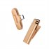 Wireless Lavalier Microphone Intelligent Noise Reduction Hd Audio Video Recording Mini Collar Clip Mic Rose Gold