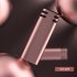 Wireless Lavalier Microphone Intelligent Noise Reduction Hd Audio Video Recording Mini Collar Clip Mic Rose Gold