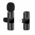 Wireless Lavalier Microphone Portable Audio Video Recording Mini Mic For Iphone Android Mobile Phone 1 to 2