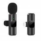Wireless Lavalier Microphone Portable Audio Video Recording Mini Mic For Iphone Android Mobile Phone 1 to 1