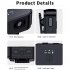 Wireless Lavalier Microphone Lapel Intelligent Noise Reduction Wireless Lavalier Microphones MP 9 One for Two