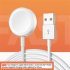 Wireless Magnetic Charger Fast Charging Cable Lightning Compatible For Apple Iwatch Series 1 2 3 4 5 6 se 7 White