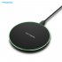 Wireless Magnetic Charger Ultra thin Aluminum Alloy Quick Charge15wqi Charger 15 w white
