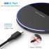 Wireless Magnetic Charger Ultra thin Aluminum Alloy Quick Charge15wqi Charger 15 w black