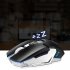 Wireless Mechanical Keyboard And Mouse Game Set Rechargeable With Backlight For Gaming white ice blue light
