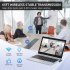 Wireless Microphone Clip on Mic Plug Play Lavalier Microphones For Interview Vlog Live Stream Video Recording black one for two