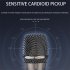Wireless Microphone Kit with Rechargeable Lithium Battery Receiver for Karaoke Party Home Meeting Performance W68 1 to 1