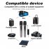 Wireless Microphone Kit with Rechargeable Lithium Battery Receiver for Karaoke Party Home Meeting Performance W68 1 to 1