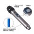 Wireless Microphone Kit with Rechargeable Lithium Battery Receiver for Karaoke Party Home Meeting Performance W68 1 to 2