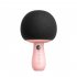 Wireless Microphone Portable Noise Reduction Mic with Intelligent Power Digital Display DSP Reverb Technology Black